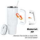 Sublimation Tumbler With Colored Handle 40oz  | Sublimation Tumbler