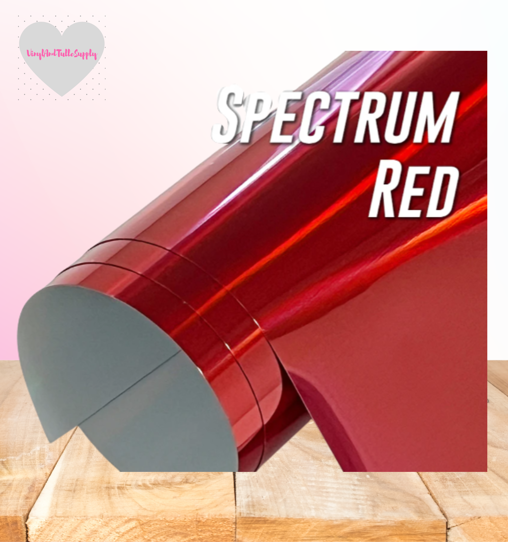 Vinyl Spectrum VTS Flash Foil HTV Vinyl - Spectrum Red