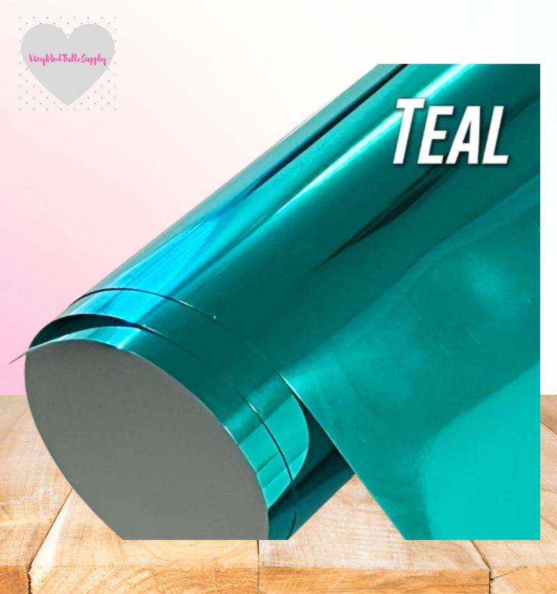 VTS Flash Foil HTV Vinyl - Teal