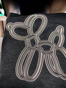 VTS Super Pop 700 Heat Transfer Vinyl | Thick HTV | Raised 3D Foam | 2 Tone Vinyl  - Black and White