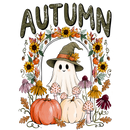 Direct to Film Transfer  | DTF Prints | Direct to Film Transfer  - Autumn Ghostie