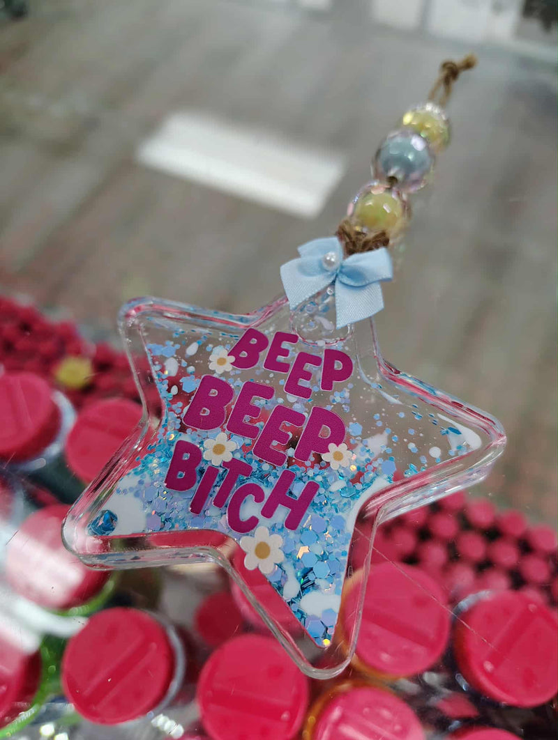 Snowglobe Ornament Kit | Fillable Acrylic Blanks | Car Mirror Charms - Baby Onesie