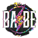 Direct to Film Prints  | DTF Prints | Direct to Film Transfers - Rainbow Leopard Babe