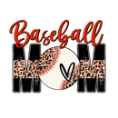 Direct to Film Transfer | DTF Prints | Direct to Film Transfer - Baseball Mom Leopard Print