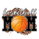 Direct to Film Transfer  | DTF Prints | Direct to Film Transfer - Basketball Mom Leopard