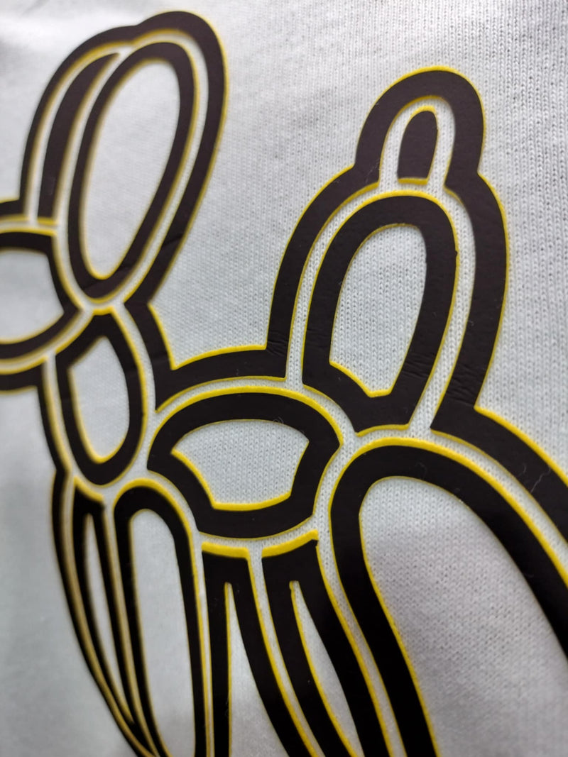 VTS Super Pop 700 Heat Transfer Vinyl | Thick HTV | Raised 3D Foam | 2 Tone Vinyl  - Dark Brown & Yellow