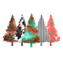 Direct to Film Transfer | DTF Prints | Direct to Film Transfer  - Christmas Tree Line