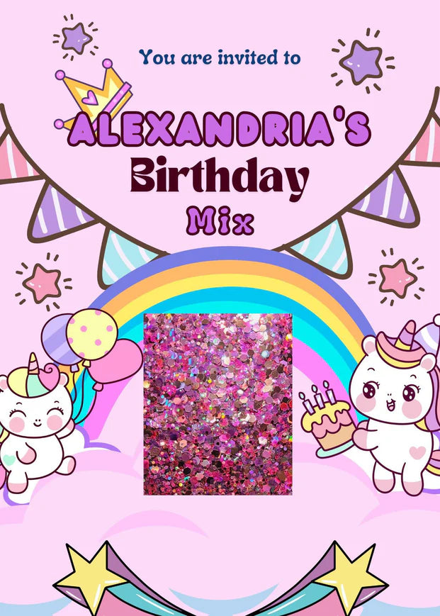 The Glitter Guy Alex's Birthday Mix | Chunky Glitter