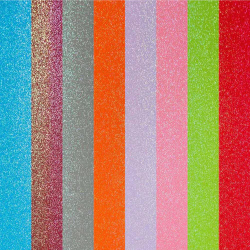 Siser Easy Puff Glitter HTV | Glitter Puff HTV - 1 of Every Color Bundle ( 8 Colors)