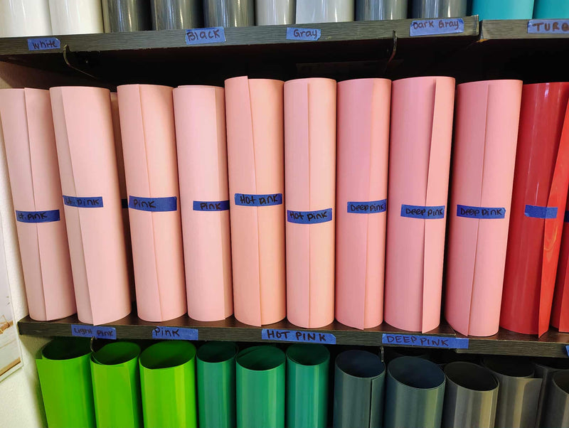 3D Super Puff Heat Transfer Vinyl (HTV) - Pink
