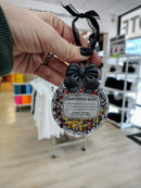 Snowglobe Ornament Kit | Fillable Acrylic Blanks | Car Mirror Charms - Ghostie