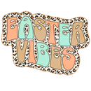 Direct to Film Transfer| DTF Prints | Direct to Film Transfer - Easter Vibes Retro