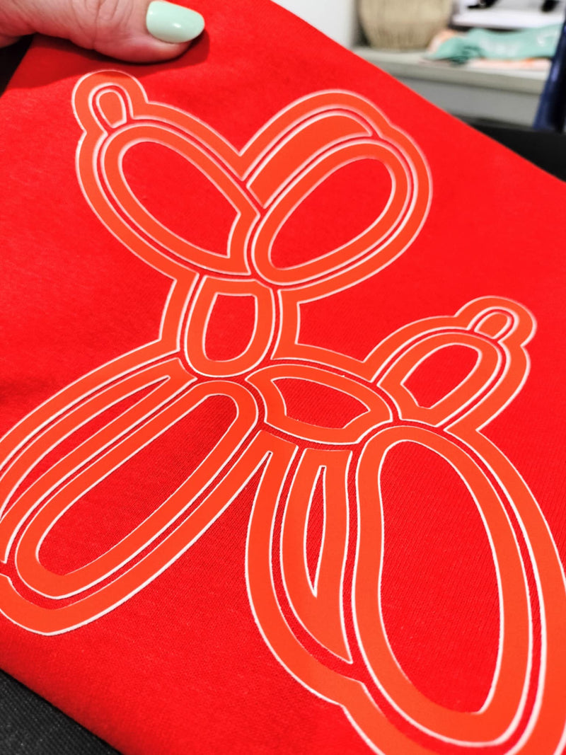 VTS Super Pop 700 Heat Transfer Vinyl | Thick HTV | Raised 3D Foam | 2 Tone Vinyl  - White and Orange