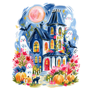 Direct to Film Transfer  | DTF Prints | Direct to Film Transfer  - Haunted House