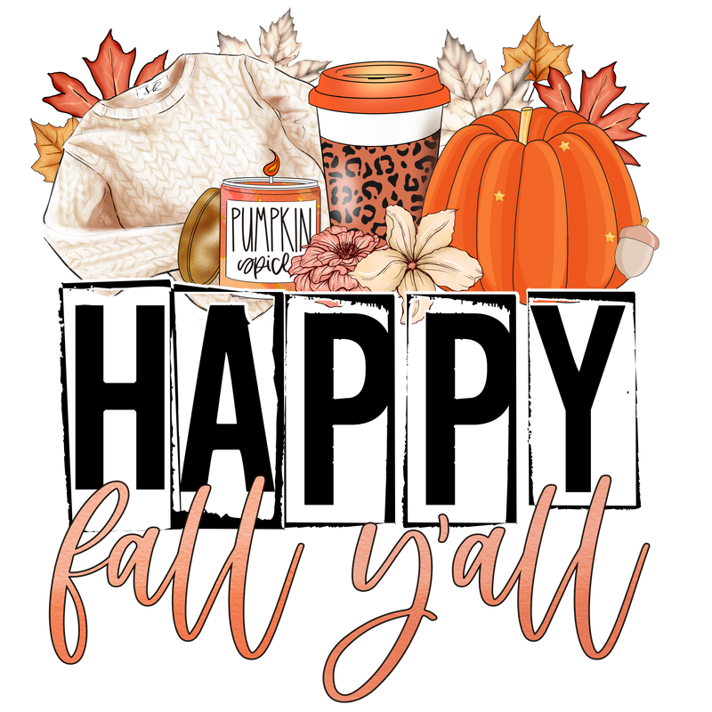 Direct to Film Transfer | DTF Prints | Direct to Film Transfer  - Happy Fall Y'all