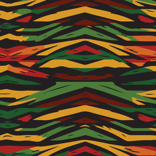 Kente Stripes 12" Pattern Heat Transfer Vinyl | Printed HTV