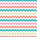 Spring Chevron 12" Pattern Heat Transfer Vinyl | Printed HTV