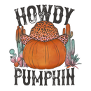 Direct to Film Transfer  | DTF Prints | Direct to Film Transfer - Howdy Pumpkin Groovyween