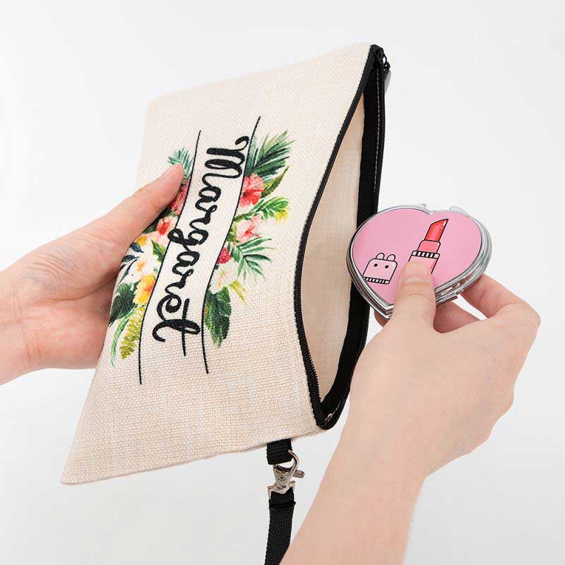 Linen Wristlet with Strap | Sublimation Blank | Sublimation