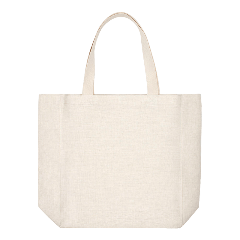 Large Linen Tote Bag | Sublimation Blank | Sublimation