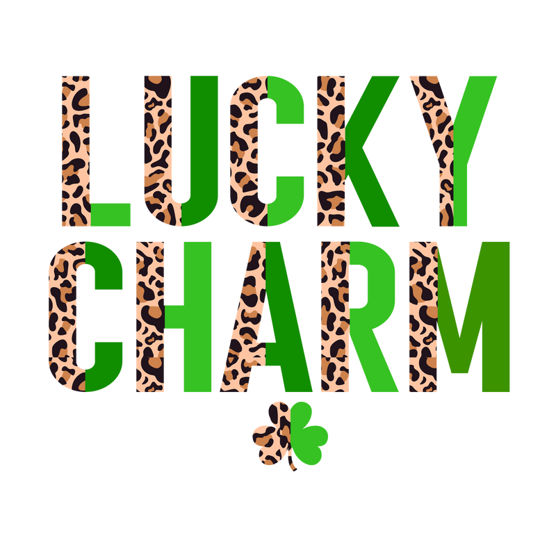 Direct to Film Transfer | DTF Prints | Direct to Film Transfer  - Lucky Charm St. Patrick's Day