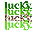 Direct to Film Transfer | DTF Prints | Direct to Film Transfer - Lucky Stacked St Patrick's Day