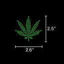 Rhinestone Transfer Designs - Ready to Press | Mini Canabliss Plants