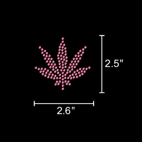 Rhinestone Transfer Designs - Ready to Press | Mini Pastel Canabliss Plants