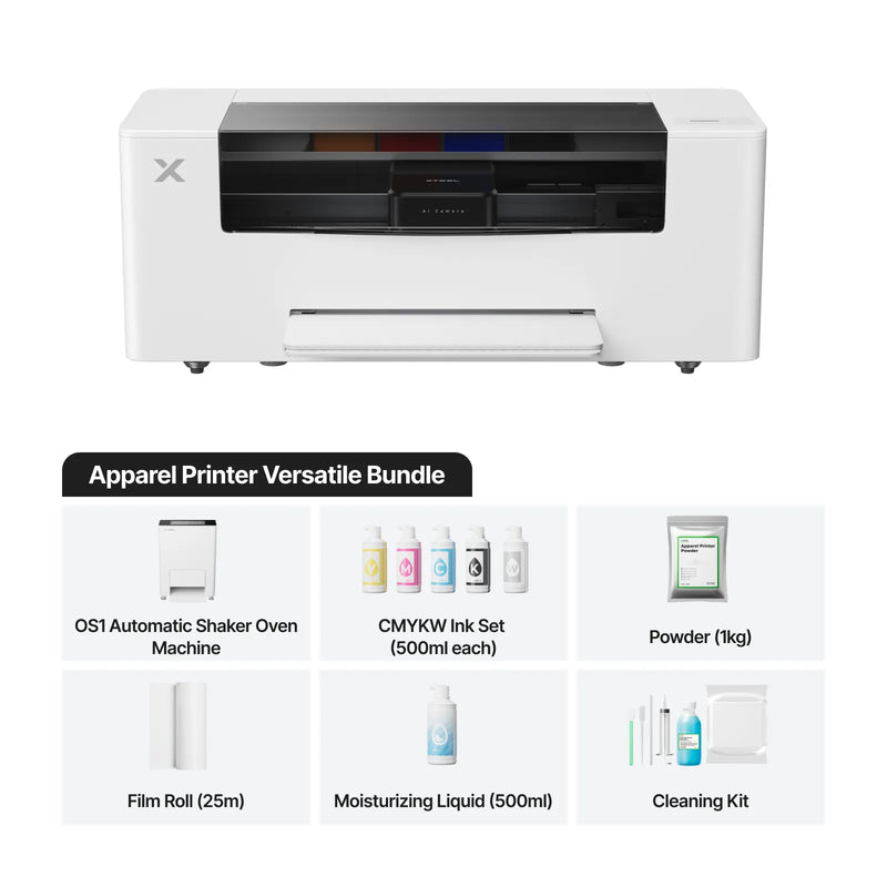 xTool DTF Apparel Printer PLUS | Versatile Bundle Printer & Oven