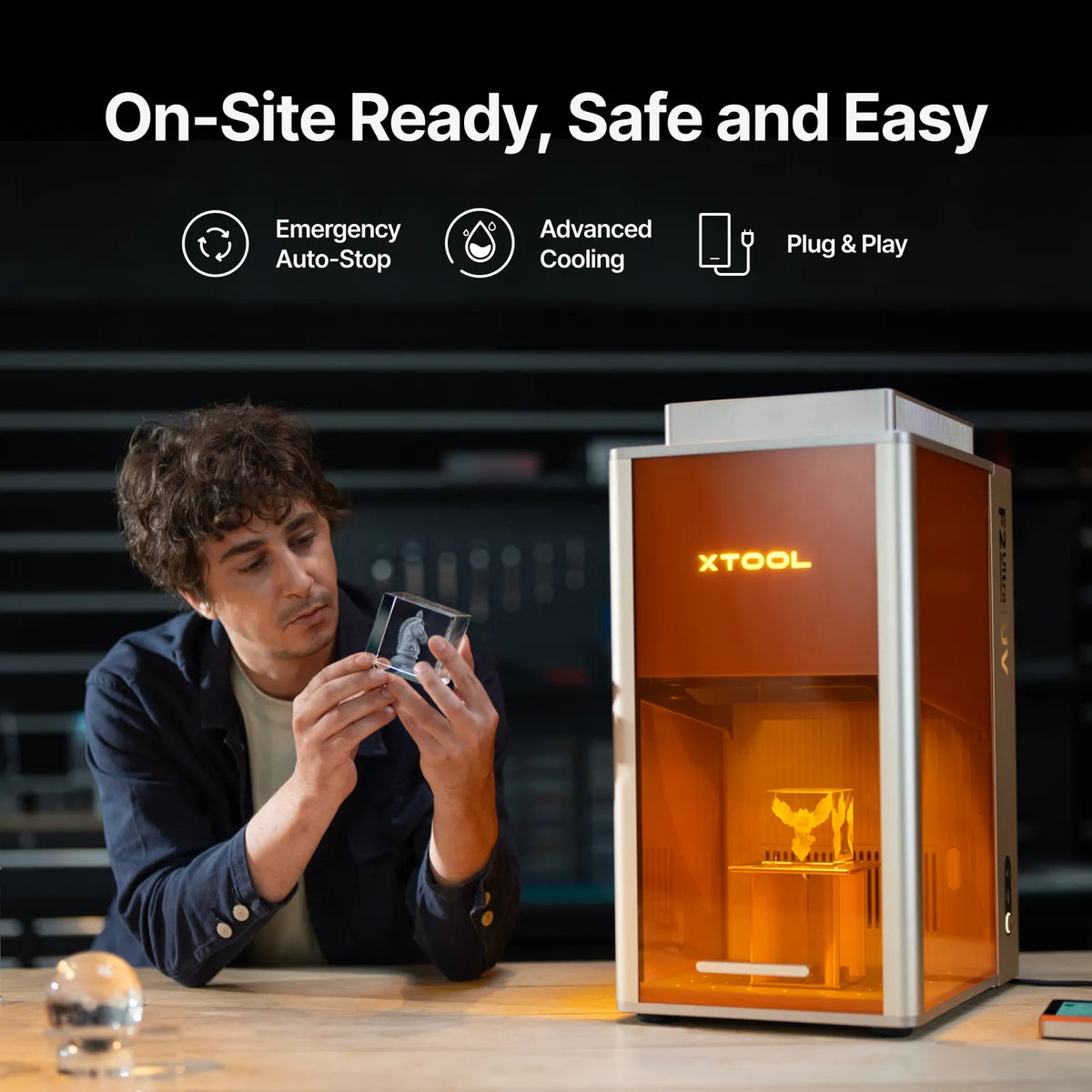 xTool F2 5W IR & 15W Diode Portable Dual Laser Engraver