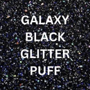 3D Super Glitter Puff™ Heat Transfer Vinyl (HTV) | Glitter Puff Vinyl - Galaxy Black