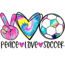 Direct to Film Transfer  | DTF Prints | Direct to Film Transfer  - Peace Love Soccer