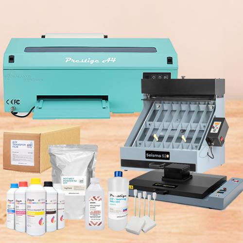 Prestige A4 DTF Printer, Shaker, & Oven Bundle - Startup | DTF Printer | Direct to film printer | Direct to film