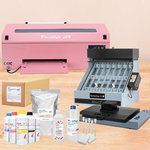 Prestige A4 DTF Printer, Shaker, & Oven Bundle - Startup | DTF Printer | Direct to film printer | Direct to film