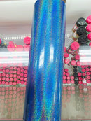 Holographic Mini Sparkle Sky Blue Permanent Vinyl | Permanent Adhesive Vinyl