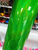 Holographic Mini Sparkle Lime Green Permanent Vinyl | Permanent Adhesive Vinyl