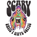 Direct to Film Prints | DTF Prints | Direct to Film Transfers - Scary Until Coffee