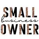 Direct to Film Transfer - Small Business Owner Leopard