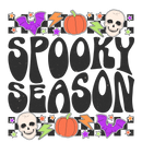 Direct to Film Transfer  | DTF Prints | Direct to Film Transfer - Spooky Season Groovyween