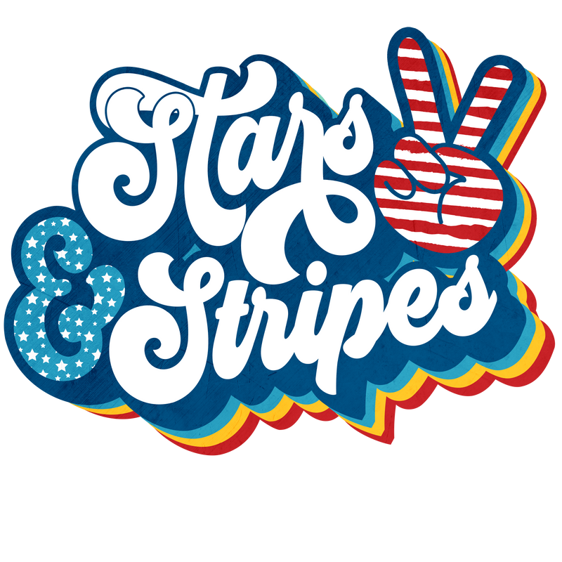 Direct to Film Transfer - Stars & Stripes