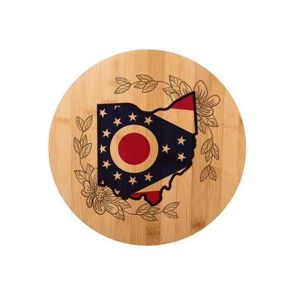 Round Bamboo Cutting Board 11.8" | Sublimation Blanks