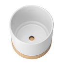 Ceramic Planted With Bamboo Tray Base | Sublimation Blanks