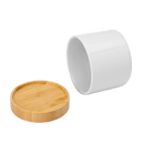 Ceramic Planted With Bamboo Tray Base | Sublimation Blanks