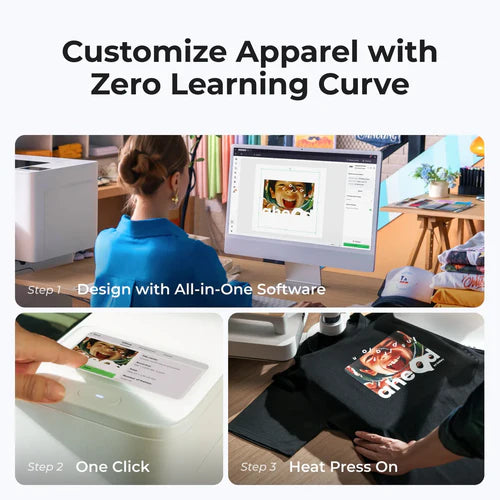 xTool Apparel Printer PLUS – All in 1 Bundle | DTF Printer