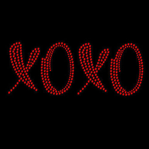 Rhinestone Transfer Designs - Ready to Press | XOXO Red