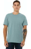 Heather Blue Lagoon Bella + Canva Unisex Heather CVC T-Shirt