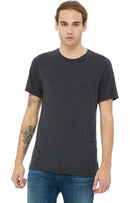 Heather Midnight Navy Bella + Canva Unisex Heather CVC T-Shirt