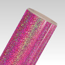 Siser Holographic HTV 12" | Heat Transfer Vinyl  - Pink
