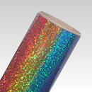 Siser Holographic HTV 12" | Heat Transfer Vinyl  - Rainbow Stripe