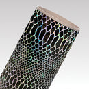 Glitter Spectrum Snake Skin VTS Holographic Pattern HTV | Heat Transfer Vinyl | Holographic Pattern HTV